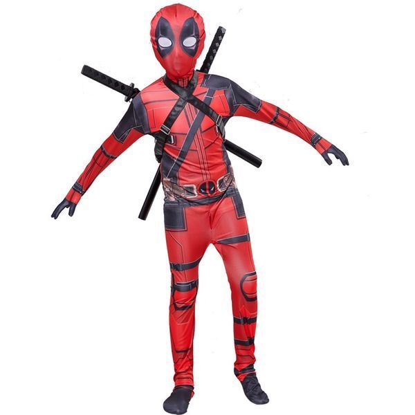 Детский костюм Дэдпула Deadpool, М (110-120см) MA395S / Костюм на Хэллоуин / Карнавальный костюм для мальчика 23458624201 фото
