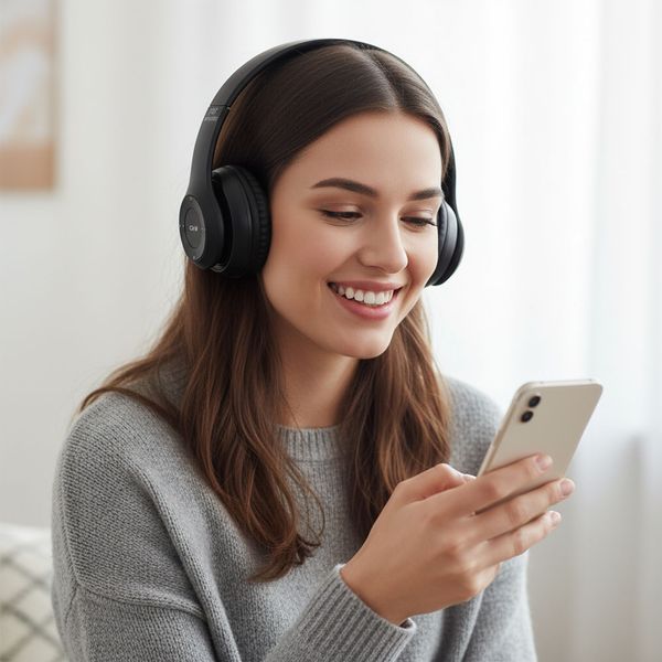 Бездротові навушники з плеєром, MDR P47+BT, Чорний / Накладні навушники bluetooth / Навушники бездротові 123460018 фото Бездротові навушники з плеєром, MDR P47+BT, Чорний / Накладні навушники bluetooth / Навушники бездротові 123460018 фото