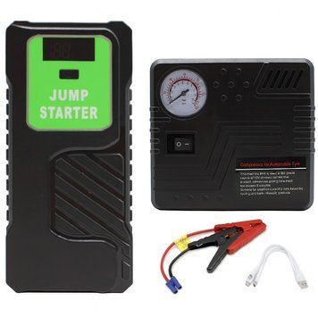 Пусковий пристрій для авто 12V, 600A + Компресор JUMP STARTER / Автомобільний пускозарядний пристрій 234586878 фото