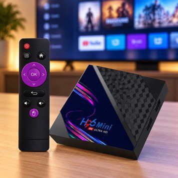Смарт приставка 2/16 ГБ, Android 10, H96 Mini, Чорний / ТВ приставка / Андроїд приставка до телевізора / Смарт ТВ 234647840 фото