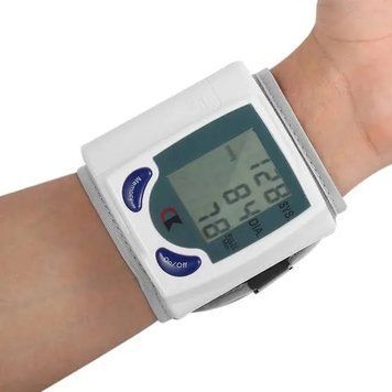 Автоматический тонометр на запястье Blood Pressure Monitor V622HBLI / Аппарат для измерения давления и пульса 234574417 фото