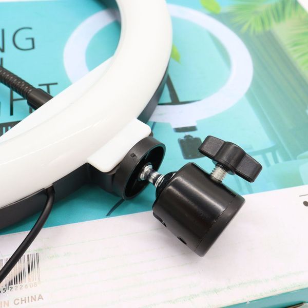 Кільцева лампа 26 см Ring Fill Light + Штатив 0,66-2 м + Пульт для селфі / Світлодіодна LED лампа із кріпленням для телефону 123460040(цей артикул вірний) фото