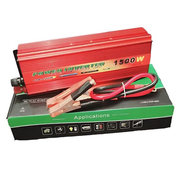 Преобразователь напряжения с 12V на 220V, 1500W, UKC SSK / Автомобильный инвертор постоянного тока 234572346 фото