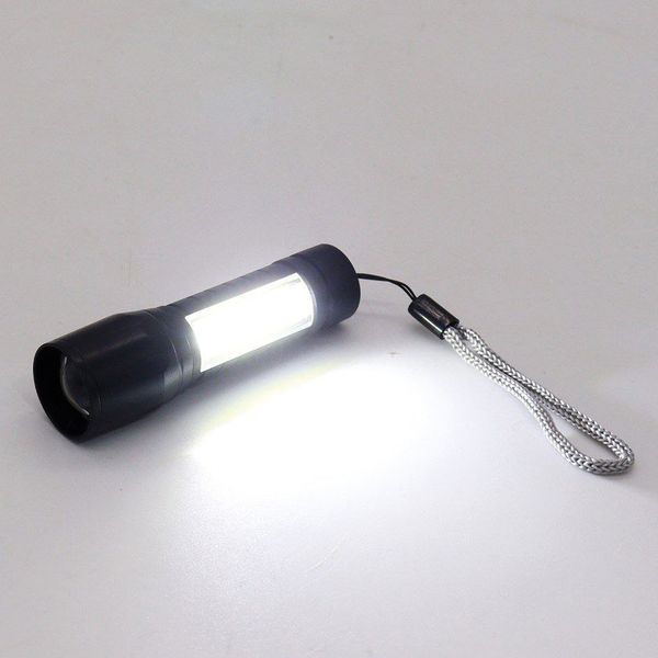 Ручной фонарик на аккумуляторе + кейс, с USB, Police BL 511 COB / Светодиодный LED фонарь 123462757 фото