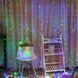 Светодиодная гирлянда Штора от сети, 3х2м, 200LED, Разноцветный / Гирлянда занавес на окно / Новогодняя гирлянда 23458184901 фото 4