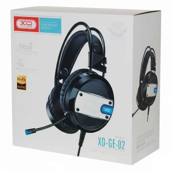 Игровые наушники с микрофоном 2 x 3.5 мм, USB, кабель 2.2 м, XO GE-02 / Проводные наушники для ПК / Геймерские наушники 234587874 фото Игровые наушники с микрофоном 2 x 3.5 мм, USB, кабель 2.2 м, XO GE-02 / Проводные наушники для ПК / Геймерские наушники 234587874 фото