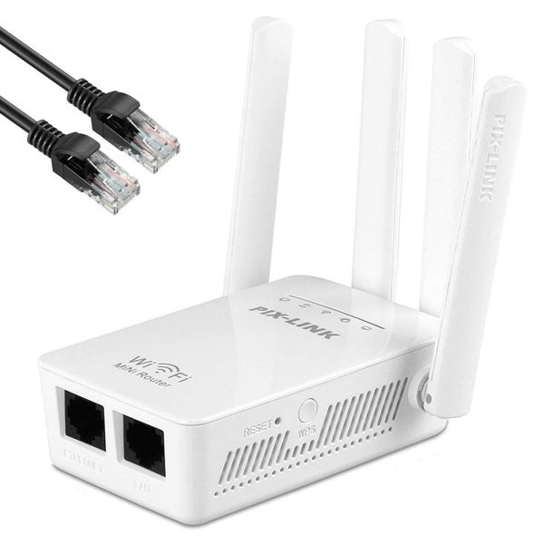 Усилитель сигнала Wi-Fi 300 Mbps на 4 антенны, питание 220V, PIX-LINK LV-WR09 / Маршрутизатор для дома / Репитер 234566312 фото