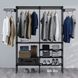 Вішалка для одягу та взуття до 15 кг, (157х105х80 см), Simple Coat Rack Double Row / Підлогова стійка-вішалка з полицями 234570242 фото 1