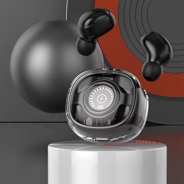 Бездротові Bluetooth навушники з дисплеєм Headset M26 / Блютуз навушники з мікрофоном / Вакуумні навушники 234573691 фото