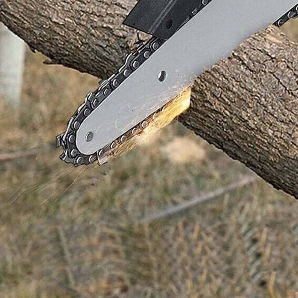 Акумуляторна пила ланцюгова 6" в кейсі + 2 АКБ 24V / Міні пила для саду / Ручна електропила для обрізання гілок 234581415 фото