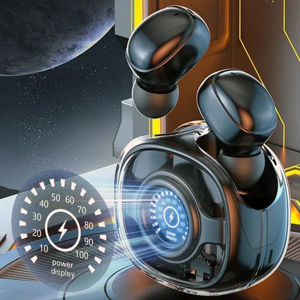 Бездротові Bluetooth навушники з дисплеєм Headset M26 / Блютуз навушники з мікрофоном / Вакуумні навушники 234573691 фото