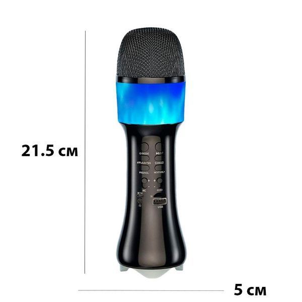 Микрофон караоке Q99, USB, SD, FM, AUX и Bluetooth / Колонка караоке / Микрофон портативный 234564968 фото