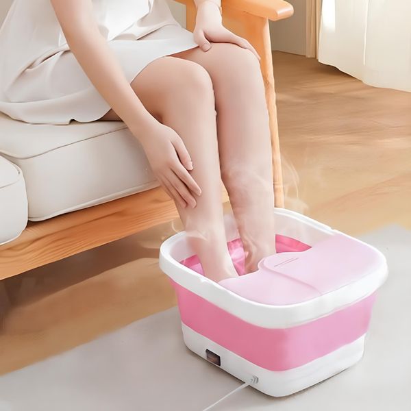 Гідромасажна ванна для ніг 5 л, з підігрівом води, Multifunction Footbath RF 368Z / Ванночка масажер / Складна ванна для ніг 234569807 фото