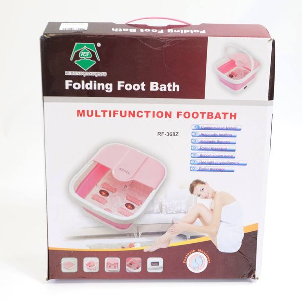 Гідромасажна ванна для ніг 5 л, з підігрівом води, Multifunction Footbath RF 368Z / Ванночка масажер / Складна ванна для ніг 234569807 фото