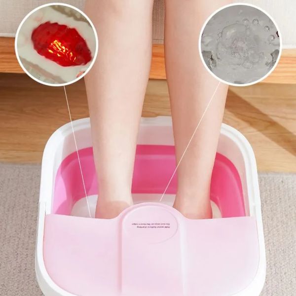 Гідромасажна ванна для ніг 5 л, з підігрівом води, Multifunction Footbath RF 368Z / Ванночка масажер / Складна ванна для ніг 234569807 фото