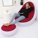 Надувний диван з пуфом Air Sofa - 99х130х76см Intex, Червона / Надувне велюрове крісло-диван з пуфиком 23456510901 фото 5