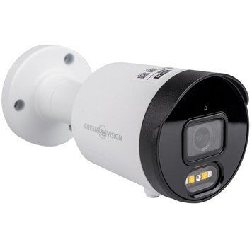 Внешняя IP камера 4Mp, с ИК+LED подсветкой, GreenVision GV-187-IP-ECO-AD-COS40-30 SD / Уличная камера видеонаблюдения 345609866 фото