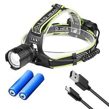Ліхтар налобний, Zoom, 2x18650, A16 WHITE LASER LED PM10-TG / Акумуляторний ліхтарик на лоб / Ліхтар на голову 234578212 фото