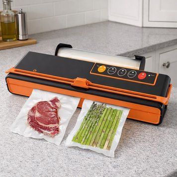 Вакууматор для продуктов 150Вт + держатель для пакетов, от сети, AGASHE SX-168 / Вакуумный упаковщик / Кухонный вакууматор 234592807 фото