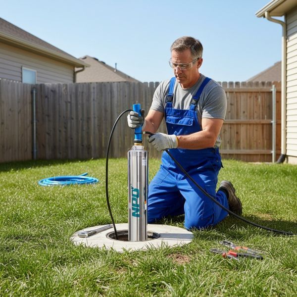 Занурювальний насос для свердловин, 2280 Вт, до 10.8 м&sup3;/год., NPO 4SPWm 6-60-1,5 / Глибинний свердловинний насос 345600362 фото