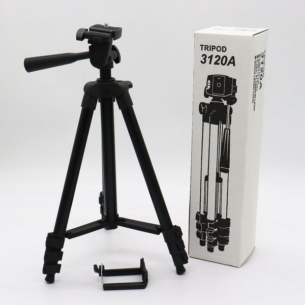 Штатив трипод для фотоапарата та телефону 35-103 см, Tripod FY-3120 / Регульований штатив для кільцевої лампи 123463485 фото