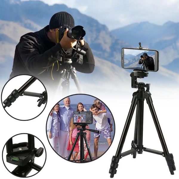 Штатив трипод для фотоапарата та телефону 35-103 см, Tripod FY-3120 / Регульований штатив для кільцевої лампи 123463485 фото