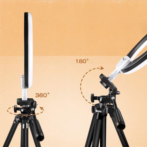 Штатив трипод для фотоапарата та телефону 35-103 см, Tripod FY-3120 / Регульований штатив для кільцевої лампи 123463485 фото