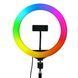 Кільцева лампа 30 см, від USB, MJ 300 Soft Ring Light + Штатив 0,66-2 м + Пульт для селфі / Світлодіодна LED лампа / Кільцева RGB лампа з тримачем для телефону 234561666(цей артикул вірний) фото 5