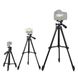 Штатив трипод для фотоапарата та телефону 35-103 см, Tripod FY-3120 / Регульований штатив для кільцевої лампи 123463485 фото 3