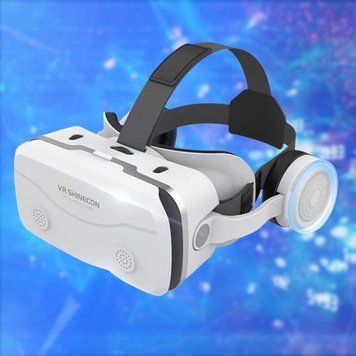 Окуляри віртуальної реальності з навушниками 4,5-7", 3D, VR SC-G15E / ВР шолом для телефону / ЗД окуляри для телефону 234573761 фото