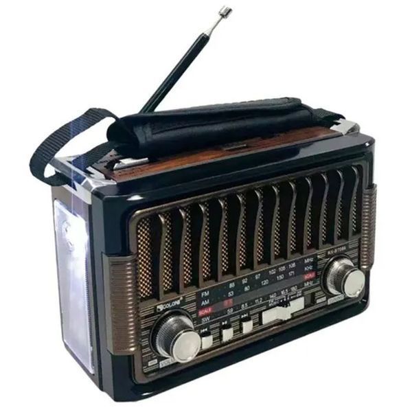 Радиоприемник с аккумулятором + фонарик, Bluetooth, USB, RX-BT086 / Портативный ФМ радиоприемник на батарейках 234573963 фото
