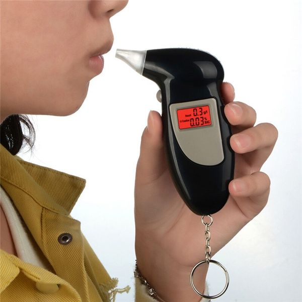 Персональний кишеньковий алкотестер з мундштуками, Digital Breath Alcohol Tester / Цифровий алкотестер з LED дисплеєм 123462528 фото