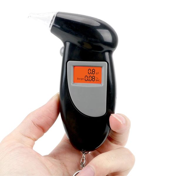 Персональний кишеньковий алкотестер з мундштуками, Digital Breath Alcohol Tester / Цифровий алкотестер з LED дисплеєм 123462528 фото