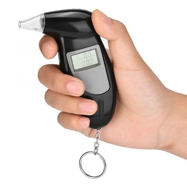 Персональний кишеньковий алкотестер з мундштуками, Digital Breath Alcohol Tester / Цифровий алкотестер з LED дисплеєм 123462528 фото